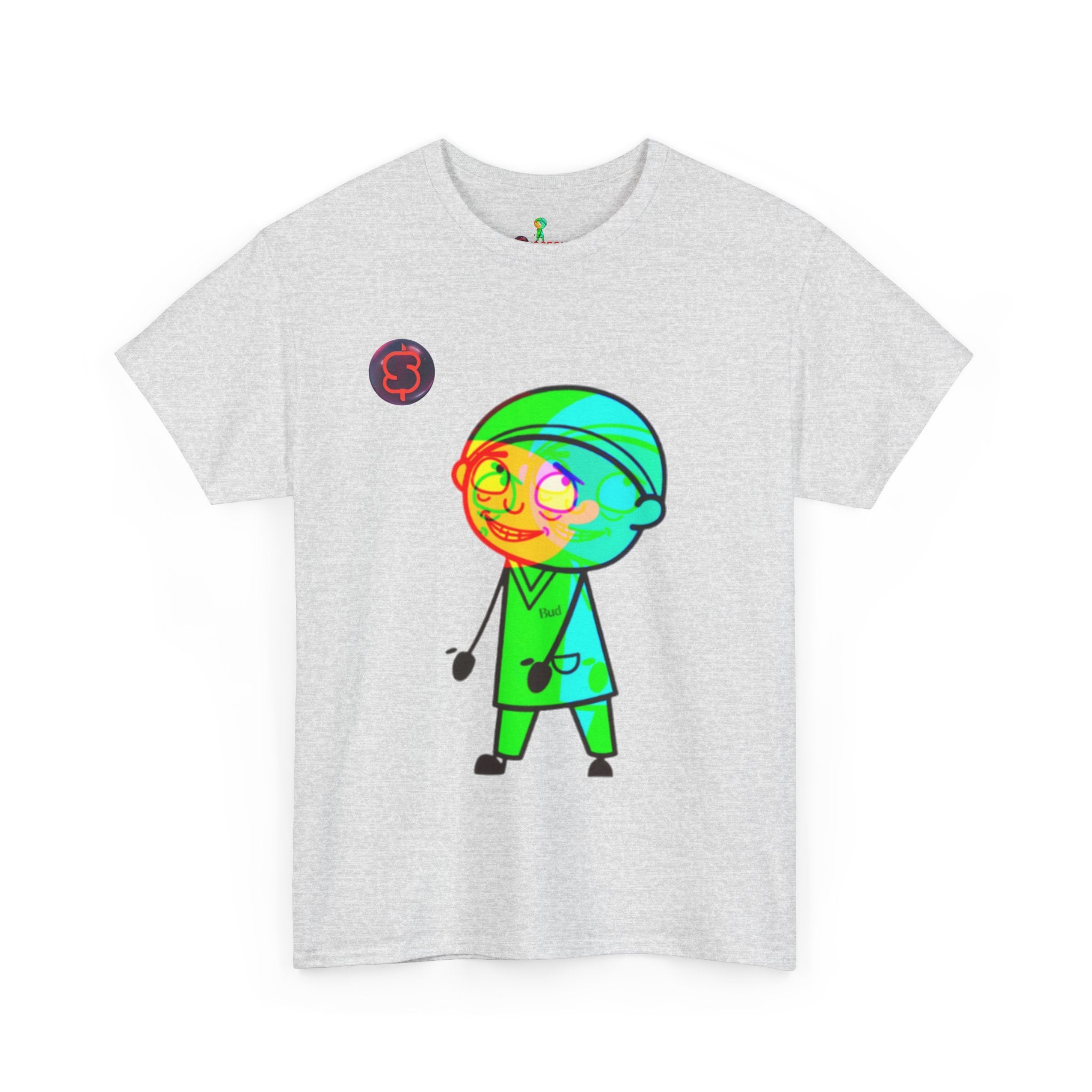 Unisex Heavy Cotton Tee - Colorful Cartoon Surgeon Logo & 'We Win Together' Motivational Graphic Tee