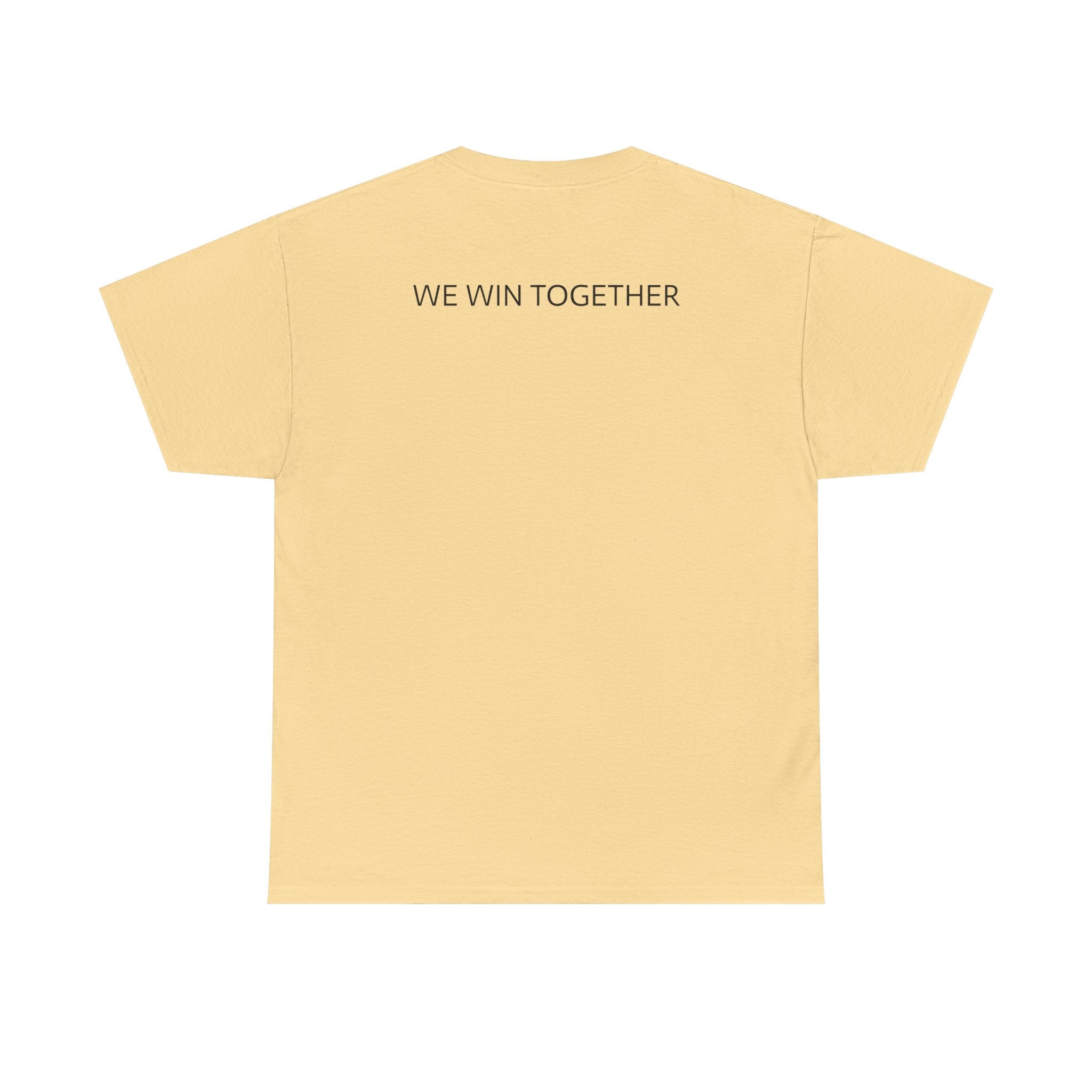 Unisex Heavy Cotton Tee - Colorful Cartoon Surgeon Logo & 'We Win Together' Motivational Graphic Tee